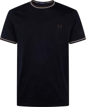 Fred Perry Katoenen T-shirt - Blauw