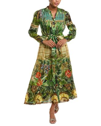 Elie Tahari The Lilou Silk-Blend Dress