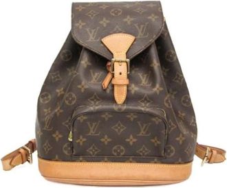 Louis Vuitton Pre-owned Backpacks, female, Brown, Size: ONE SIZE Pre-owned Canvas louis-vuitton-bags