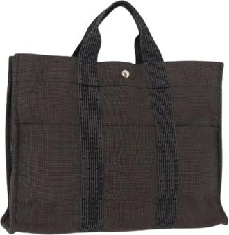 Herm&egrave;s Pre-owned Tote Bags, female, Gray, Size: ONE SIZE Pre-owned Vintage Tote Bag