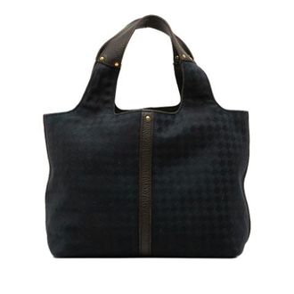 Bottega Veneta Bolso Tote de Lona Tejida Pre-owned - Pre-owned - Mujer - Negro - ONE SIZE