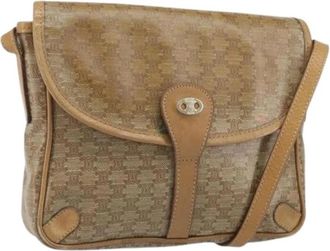 Celine Pre-owned Vintage Plastic Cross Body Tas - Dames - Vintage Schoudertas - Beige - ONE Size - Vintage