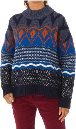 Napapijri Lang gebreide kleding - Heren - Ronde hals truien - Veelkleurig - S - Wol - Truien & Vesten