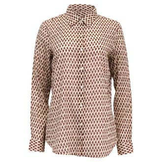 Nili Lotan Nili Lotan Libby Paisley Printed Shirt in Multicolor Cotton
