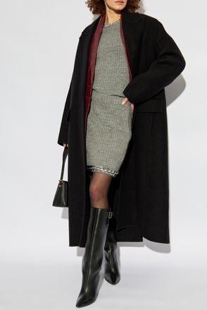 Tory Burch Skirt With Wool Finish, Womens, Grey