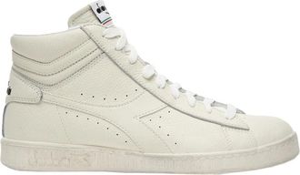 Diadora Game L High Premium leren sneakers - Heren - Sneakers - Wit - 47 EU - Leer - Schoenen