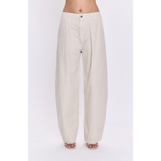Pistola Denim Eden Barrel Leg Pants in Parchment at Nordstrom, Size 31