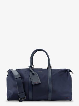 Kiton Ciro Paone Borsa da viaggio in nylon con inserti in pelle - KITON CIRO PAONE - gender_Man