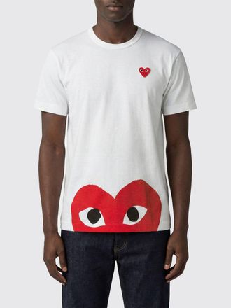 Comme Des Gar&ccedil;ons T-shirt Comme Des Gar&ccedil;ons Play in cotone con logo