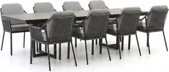 Tierra Outdoor Liv/Naro 280cm dining tuinset 9-delig stapelbaar