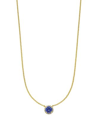 VEYNOU Collana Ava in oro giallo 14kt con zaffiri