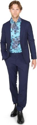 Lords of Harlech Paxton Tailored Wool Pant in Navy at Nordstrom, Size 36 X 38
