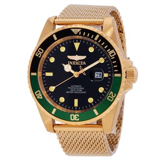 Invicta Pro Diver Automatic Black Dial Sprite Bezel Mens Watch 47967