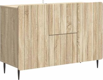 vidaXL Aparador Roble Sonoma 89 X 34,5 X 62 Cm Madera De Ingenier&iacute;a Vidaxl