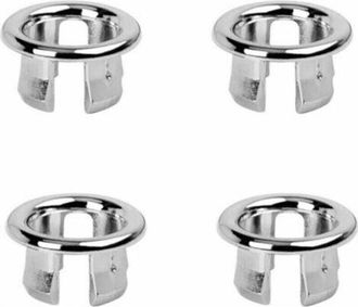 OEM Juego De 4 Anillos De Rebosadero Para Lavabo, Piezas De Repuesto Para Fregaderos De Ba&ntilde;o O Cocina