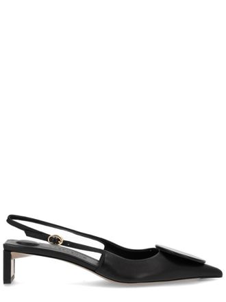 Jacquemus Black Slingback Pumps