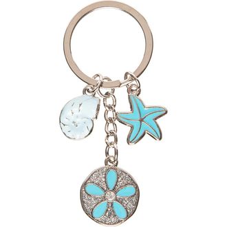 Beachcombers Sand Dollar Keychain in Blue at Nordstrom