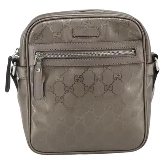Gucci Zip Gg Imprime Pink Canvas Backpack Bag (Pre-Owned)