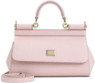 Dolce & Gabbana Light Pink Sicily Satchel