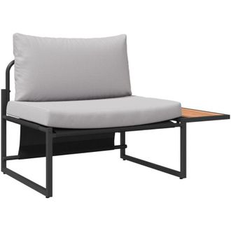 vidaXL Vidaxl - Conjunto De Sof&aacute; De Jard&iacute;n 2 Pcs Gris Claro Acero