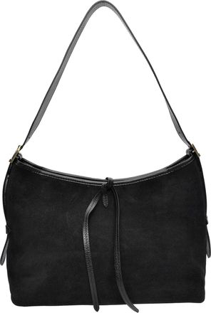 Luisa Vannini Zwart Rundleer Tas