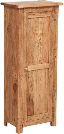 Biscottini International Gabinete De Estilo Country De Madera Maciza De Tilo Acabado Con Efecto Natural 40x25x98 Cm