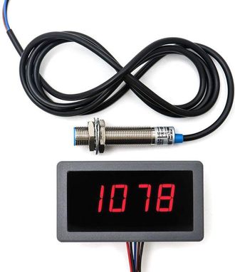 OEM Tac&oacute;metro Digital, Tac&oacute;metro Digital Led De 4 D&iacute;gitos, Panel De Veloc&iacute;metro Rpm, Interruptor De Proximidad Con Efecto De Sensor Npn