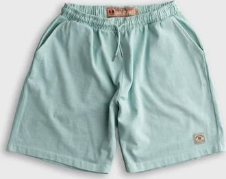 Iron And Resin Mens High Tide Heavy Jersey Short In Aqua Green