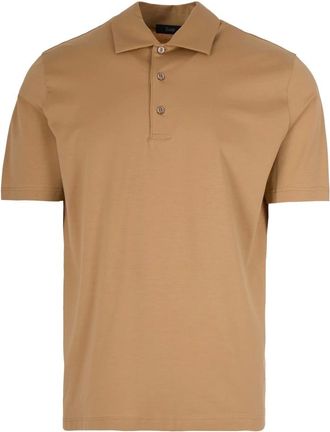 Herno Heren, Tops, Beige, Maat: M Katoen