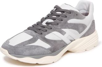 Hogan H665 Sneakers - Heren - Sneakers - Grijs - 43 EU - Leer - Schoenen