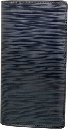 Louis Vuitton Navy Blue Long Wallet (Bi-Fold) (Pre-Owned)