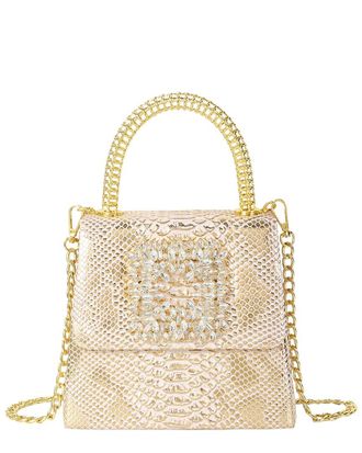 Tiffany & Fred Embossed Mini Leather Satchel