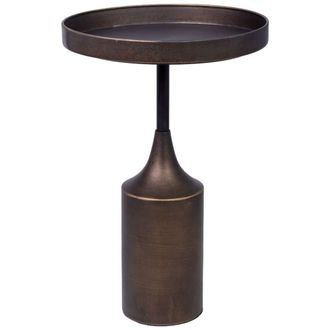 Wanderlust Deco Mesa auxiliar de metal 40x40x46h cm