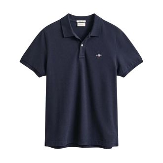 GANT Polo - Heren - Polos - Blauw - 3XL - Katoen - Tops