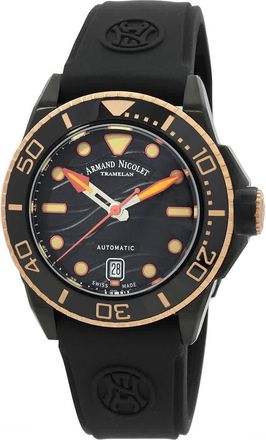 Armand Nicolet JSH Automatic Black Dial Mens Watch A481PQS-NO-GG2710N