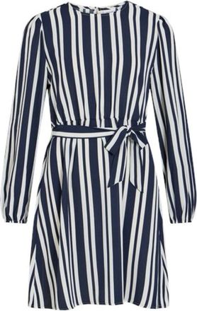 Vila Elegante Korte Jurk met Lange Mouwen - Dames - Korte kleedjes - Veelkleurig - L - Kleedjes