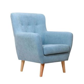 Muemue Butaca Poli&eacute;ster Azul 90x75x67cm