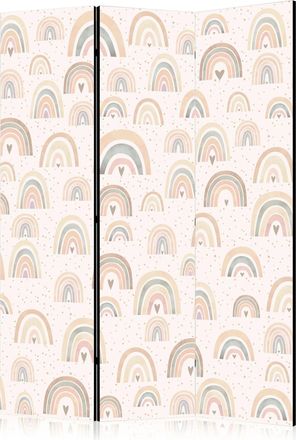 Artgeist Biombo Decorativo Artgeist Dise&ntilde;o Arco&iacute;ris Pastel 135 Cm X 172 Cm