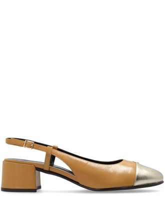 Tory Burch 45 mm slingback pumps - Beige