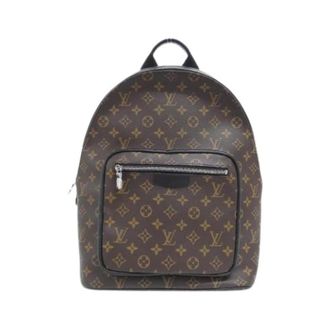 Louis Vuitton Pre-owned Josh Monogram Macassar Rugzak - Dames - Vintage Rugzakken - Bruin - ONE Size - Vintage