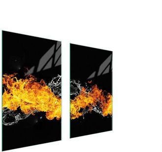 OEM Placa Protectora De Vidrio Para Estufa 75x52 Fuego