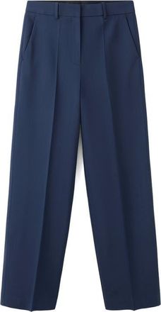 Mango Straight Leg Pants in Blue at Nordstrom, Size 10