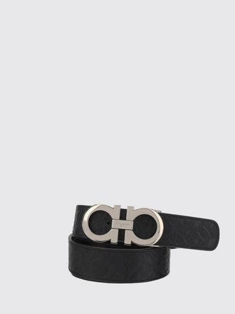 Ferragamo Cintura Gancini Ferragamo reversibile in pelle