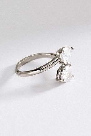 Ettika Crystal Teardrop Wrap Ring