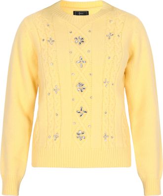 Faina Jumper Dames lichtgeel
