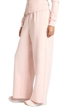 adidas Wide Leg Pants in Sandy Pink at Nordstrom Rack, Size X-Small