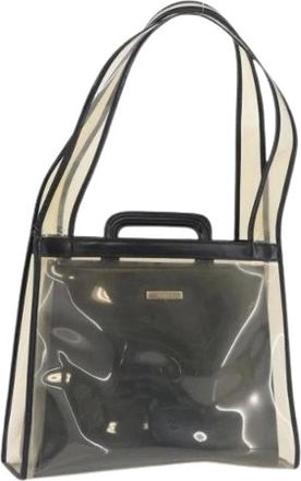 Gucci Pre-owned Tote Bags, female, Black, Size: ONE SIZE Pre-owned Vintage Vinyl Shoulder Bag