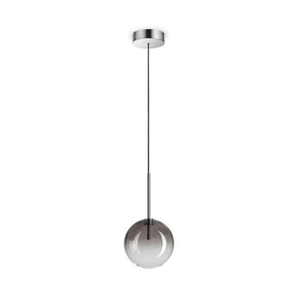 Netlighting Equinoxe 15cm Globe Pendant Ceiling Light Smoke Grey