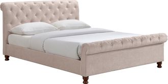 Miliboo Miliboo - Letto Matrimoniale 160x200 Velluto Capitonne Riley