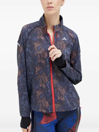 adidas Fast Iteration zip-up jacket - women - Recycled Polyester - S - Blue